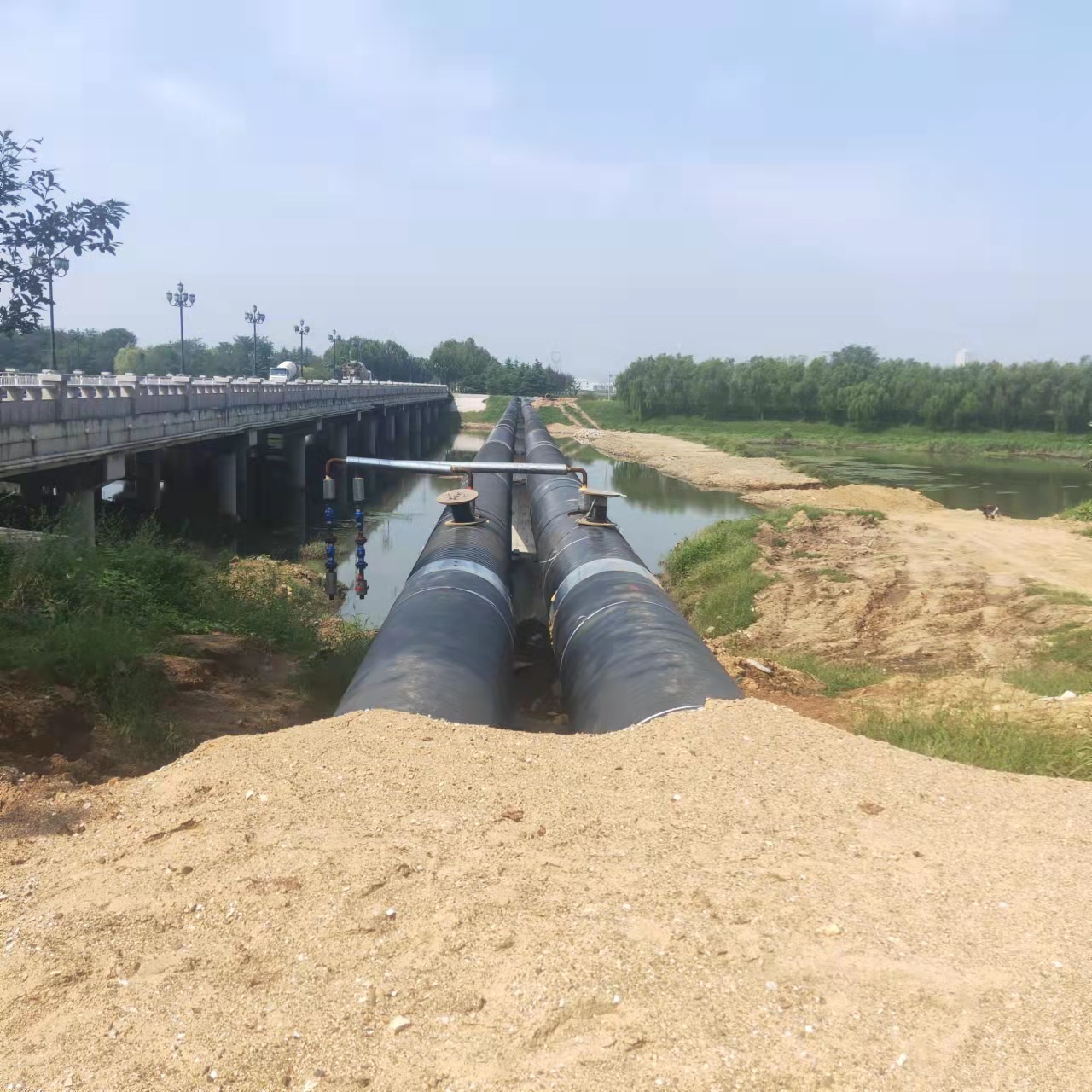 吉林管道长距离内部除垢输油管道清洗